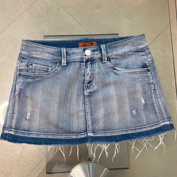 Seven 7, jeans skirt, size 28 - Picture 1 of 4